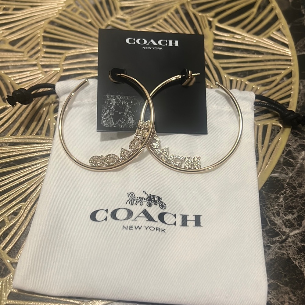 Coach earrings